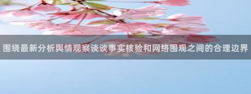 91吃瓜话题搜索：围绕最新分析舆情观察谈谈事实核验和网络围观之间的合理边界